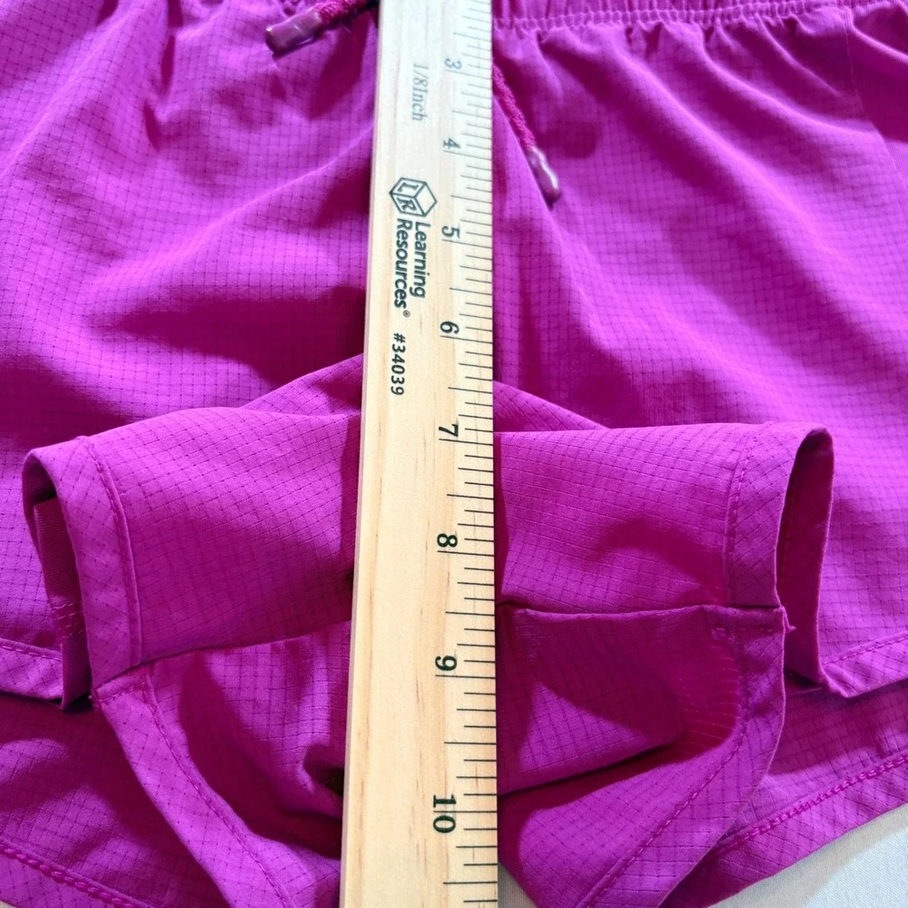All in Motion Running Shorts Girls Large 10/12 Pink Athletic Gym Mesh Liner